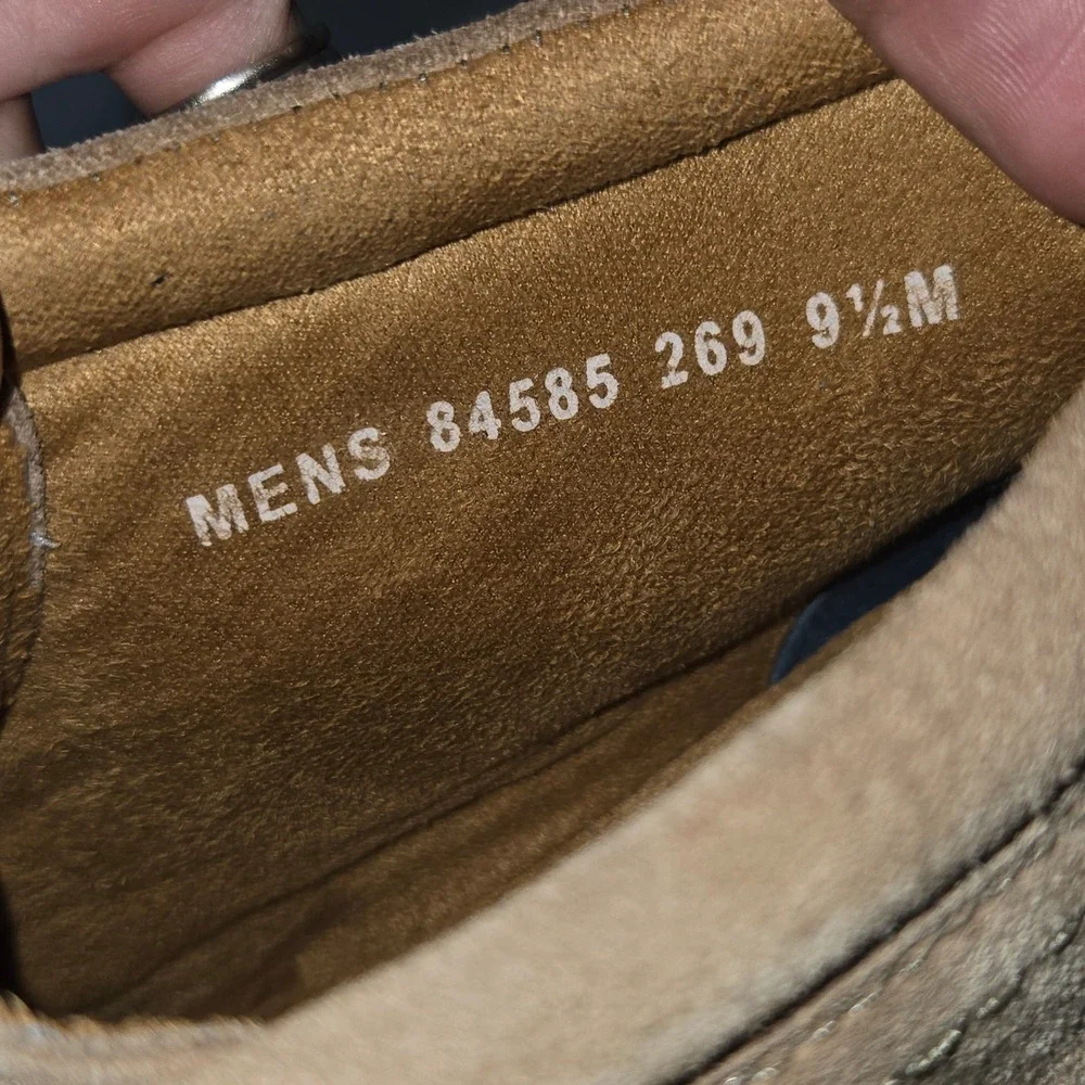 Nunn Bush Lites Mens 9.5 M Tan Suede Leather Chukka Boots Memory Foam
